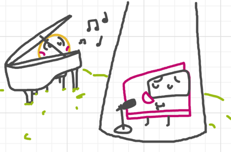 A panel from What's The Point, episode five of the Board Boards object show by Furretwalk/WalkingFurret.